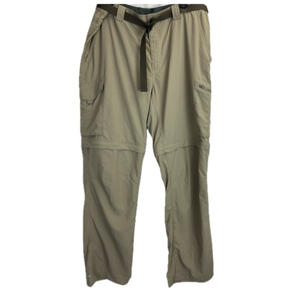 Columbia Men’s Silver Ridge Convertible Zip-Off Pants with Belt - Picture 1 of 13